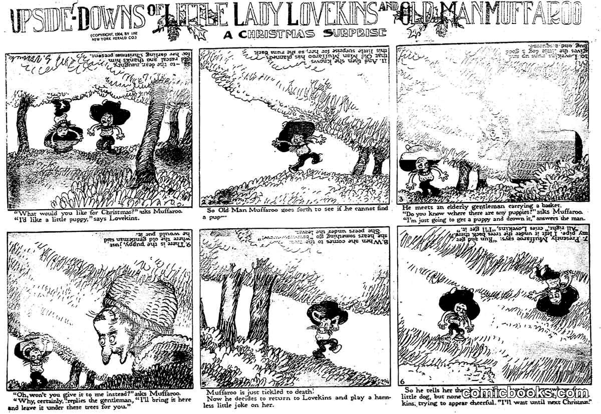 Upside Downs of Little Lady Lovekins and Old Man Muffaroo: A Christmas Surprise