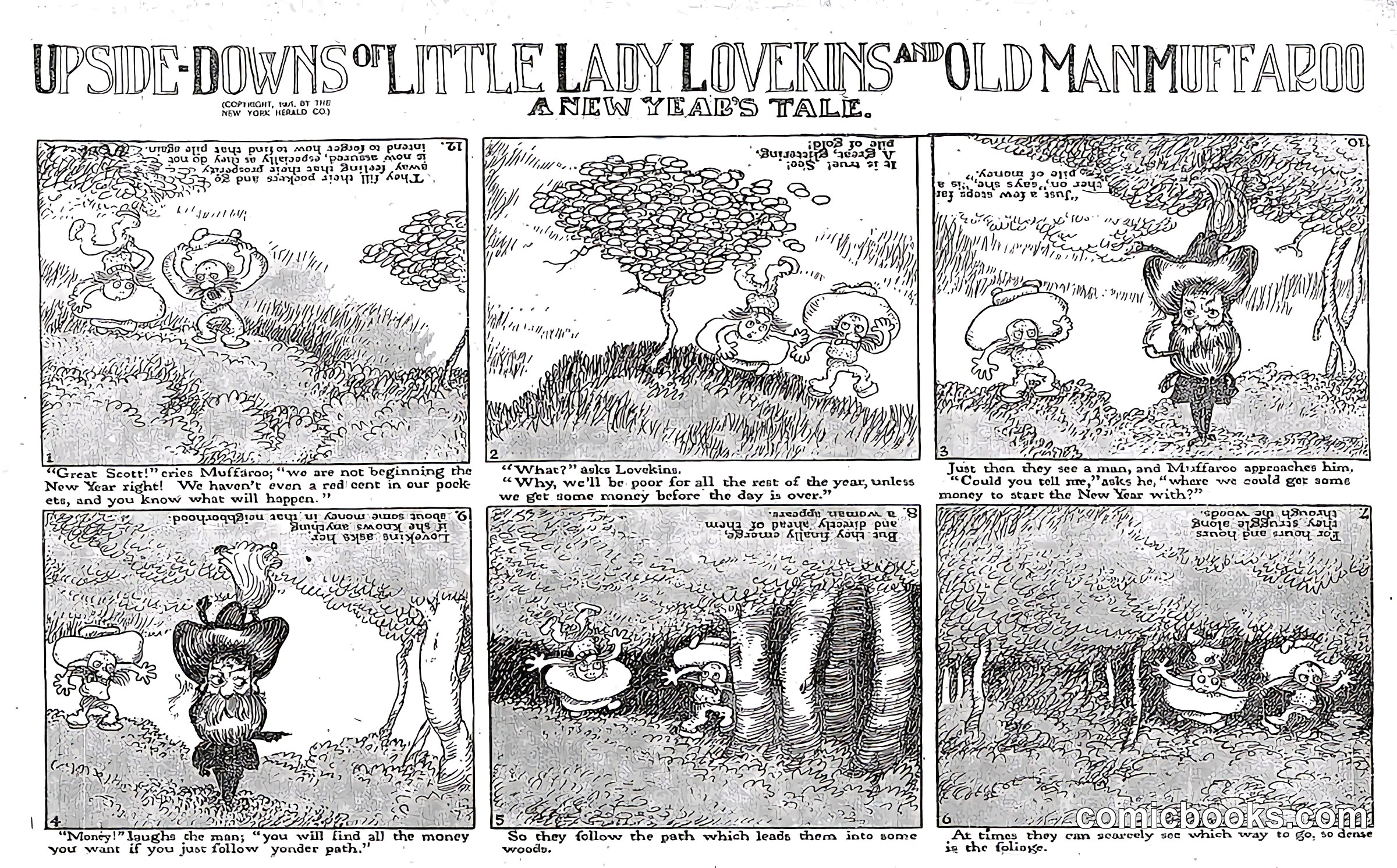 Upside-Downs of Little Lady Lovekins and Old Man Muffaroo
