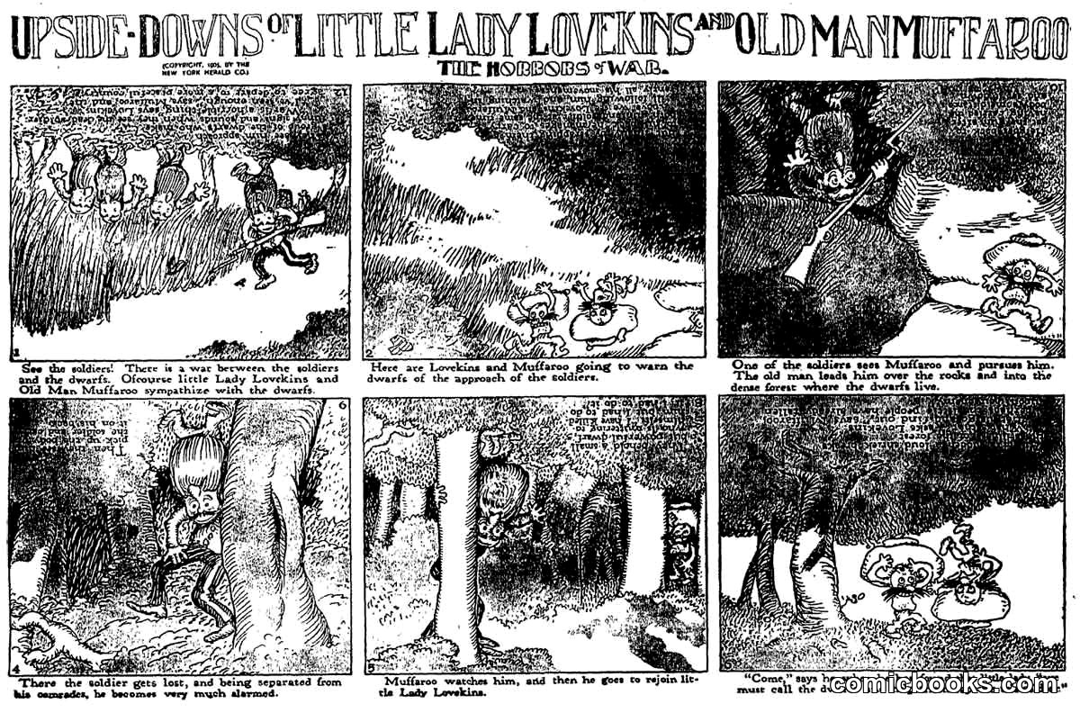 Upside-Downs of Little Lady Lovekins and Old Man Muffaroo: The Horrors of War