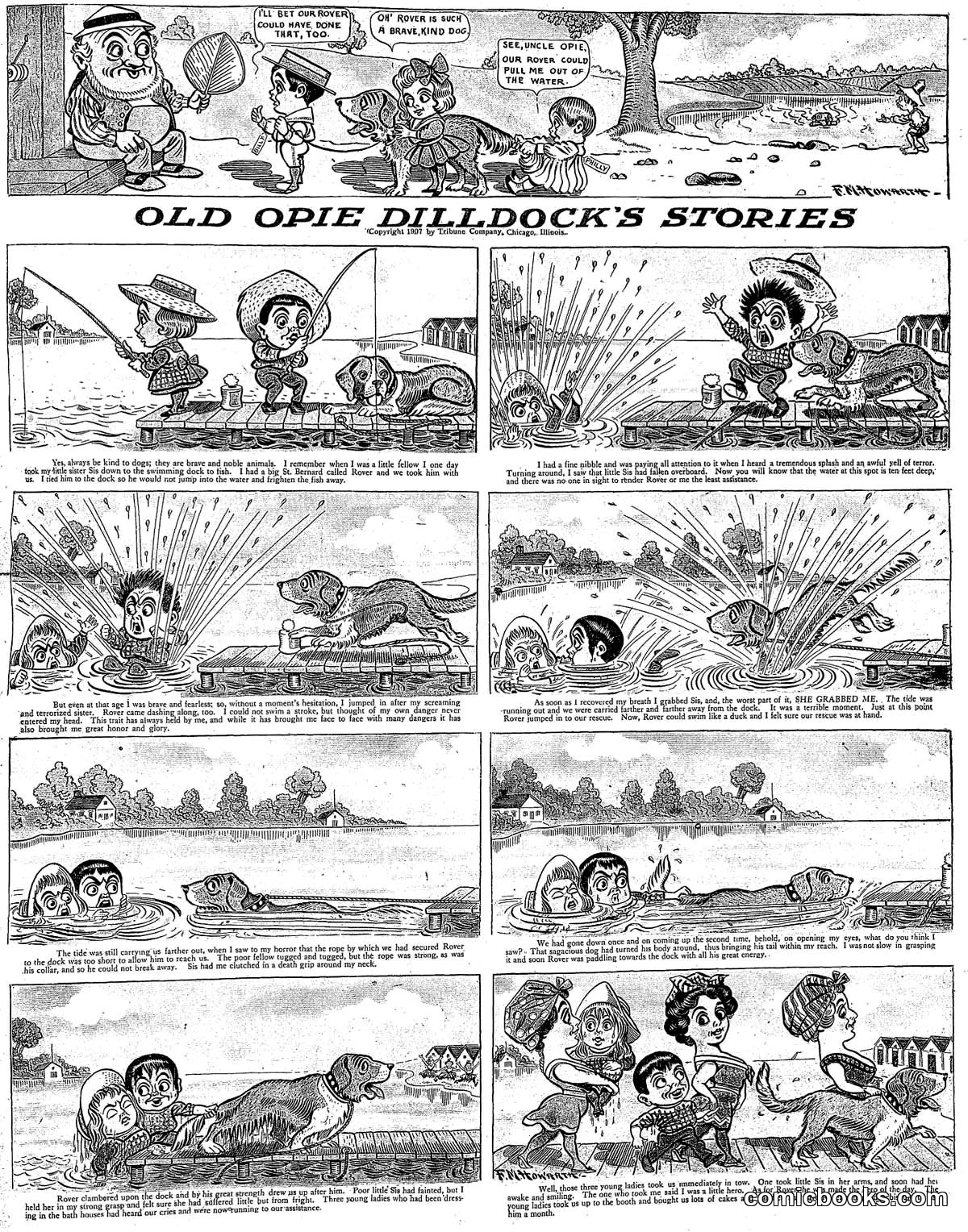 Old Opie Dilldock's Stories