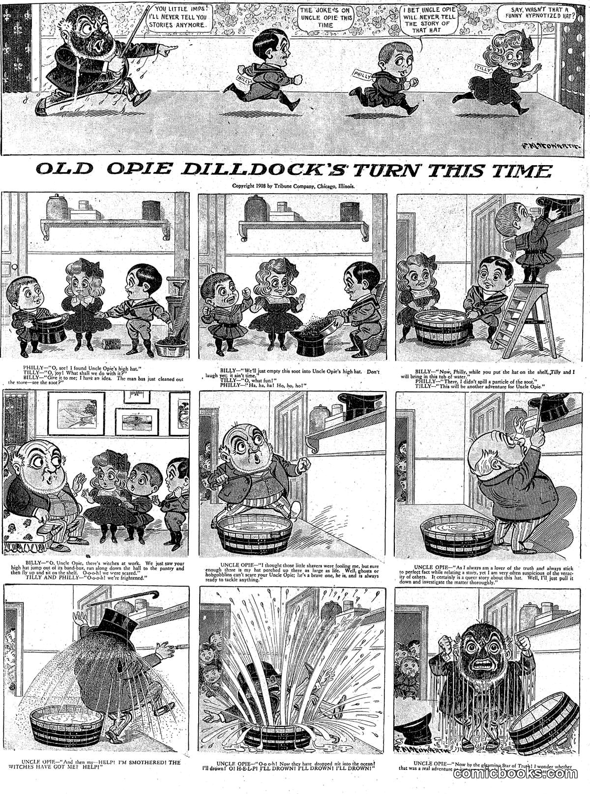 Old Opie Dilldock's Turn This Time