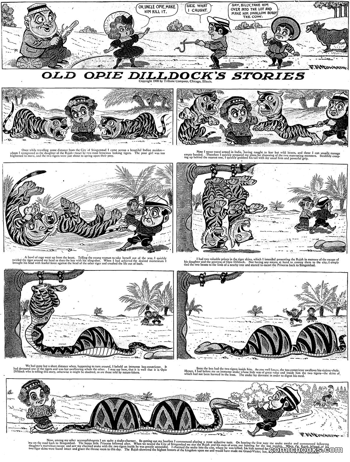 Old Opie Dilldock's Stories