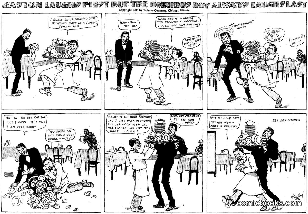 Gaston Laughs First But the Omnibus Boy Always Laughs Last