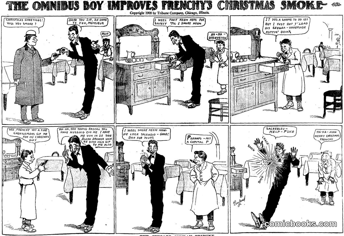The Omnibus Boy Improves Frenchy's Christmas Smoke