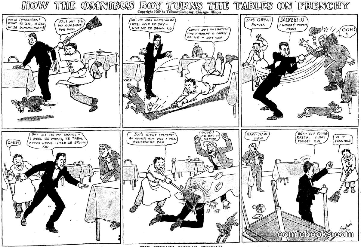 How the Omnibus Boy Turns the Tables on Frenchy