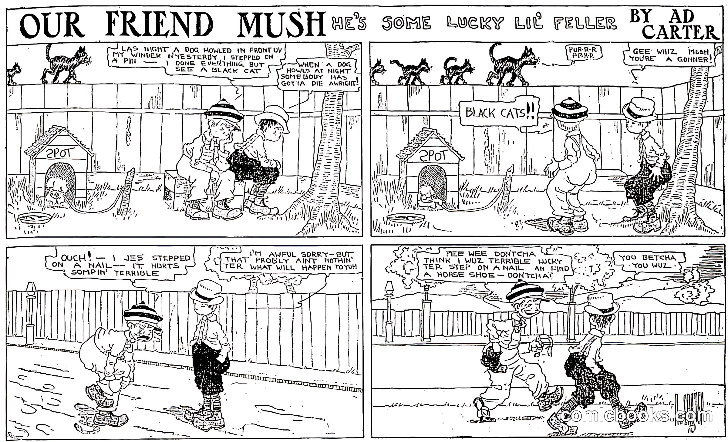 Our Friend Mush: Some Lucky Lil Feller