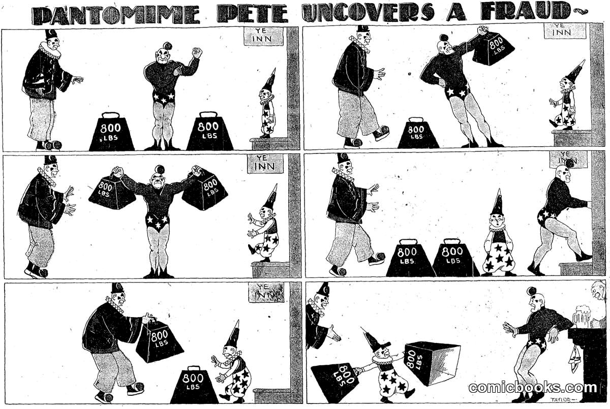 Pantomime Pete Uncovers a Fraud