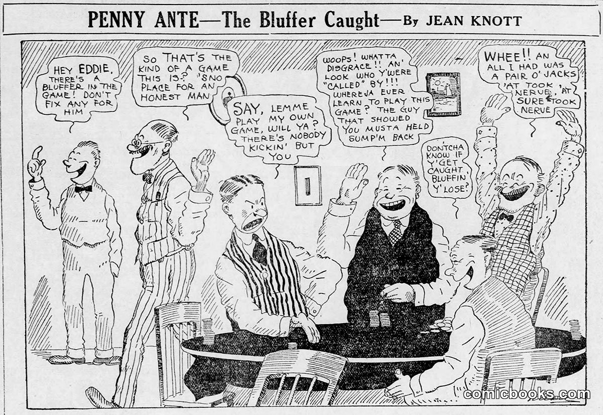 Penny Ante: The Bluffer Caught