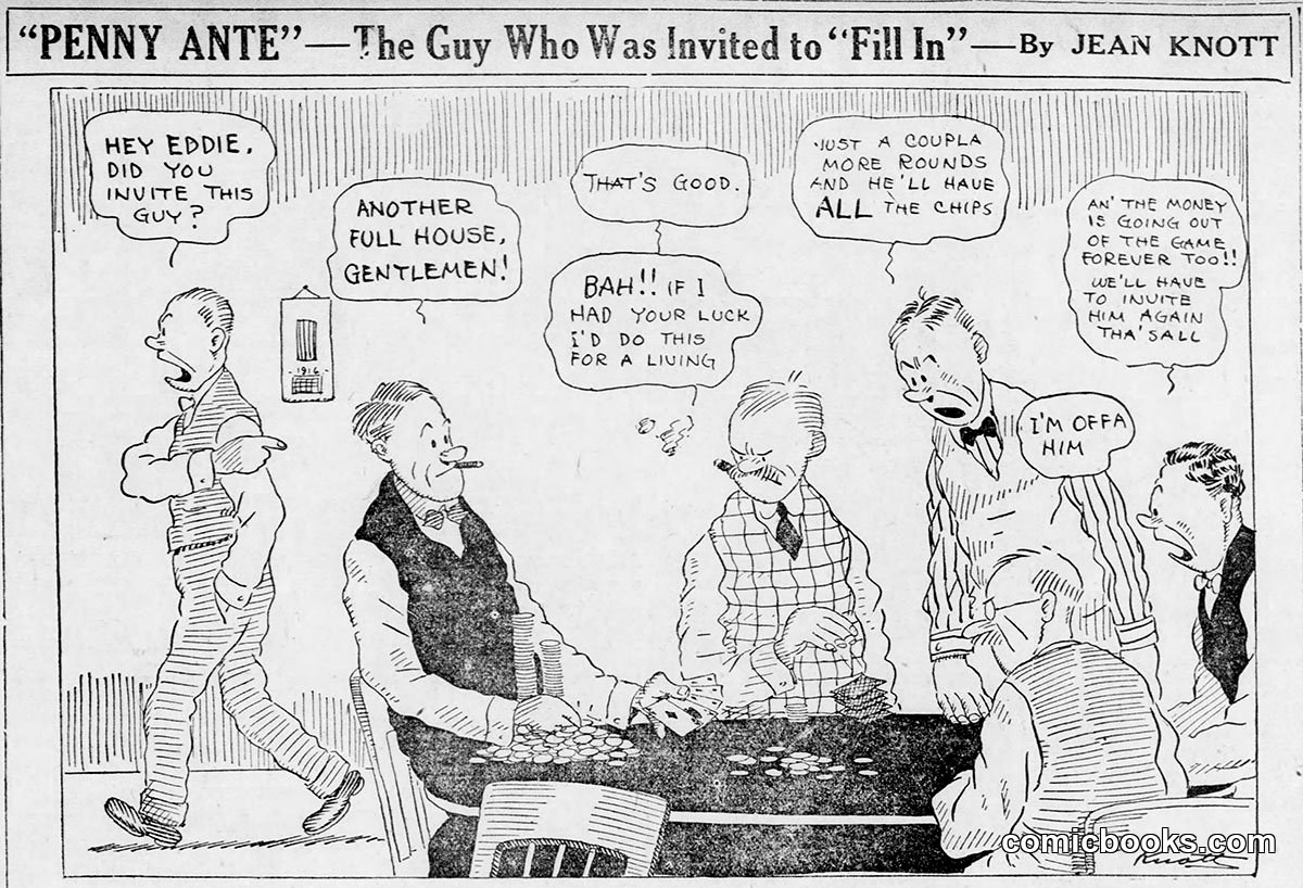 Penny Ante: The Guy Who Was Invited to "Fill In"