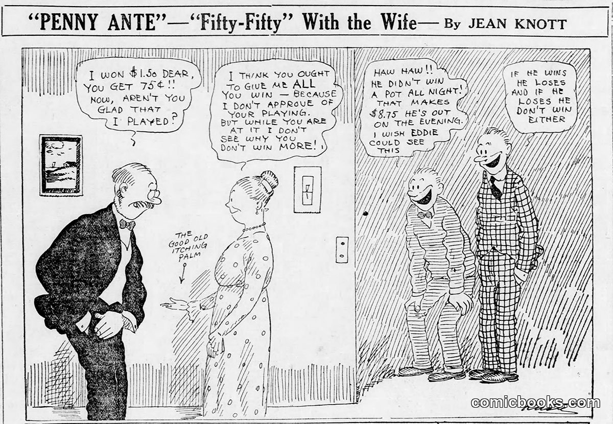 Penny Ante: "Fifty-Fifty" With the Wife