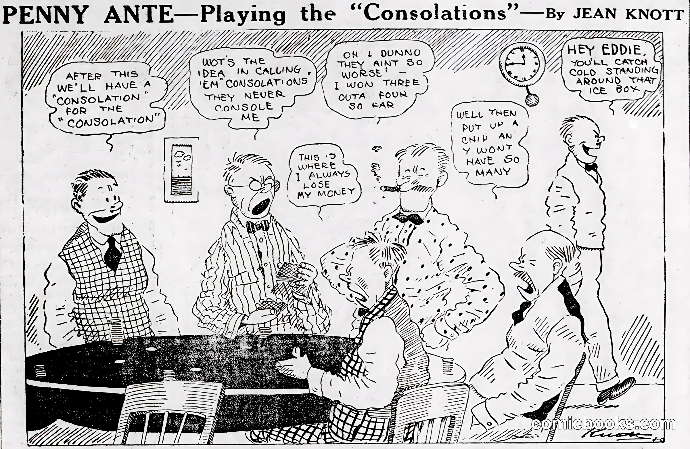 Penny Ante—Playing the "Consolations"