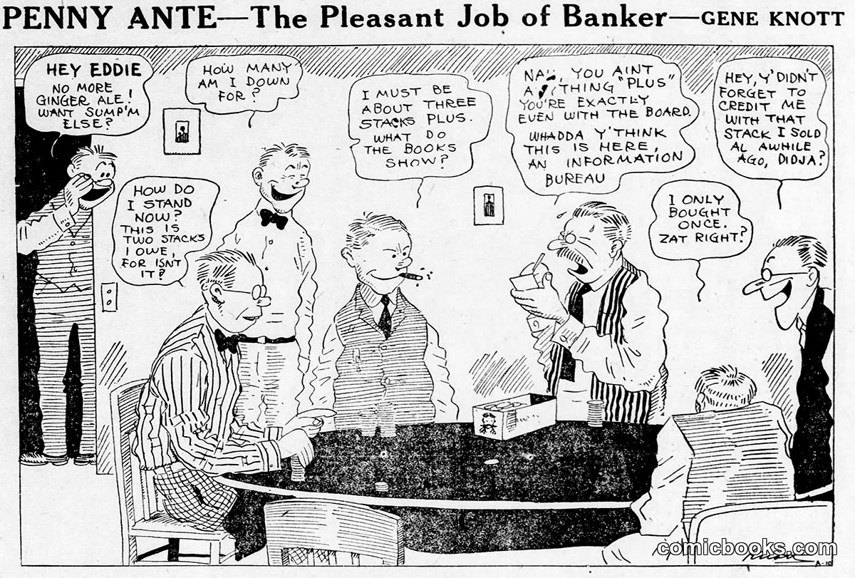 Penny Ante: The Pleasant Job of Banker