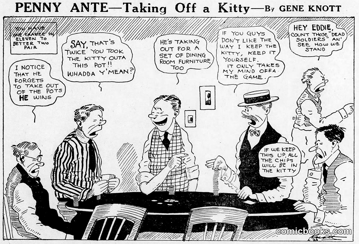 Penny Ante: Taking Off a Kitty