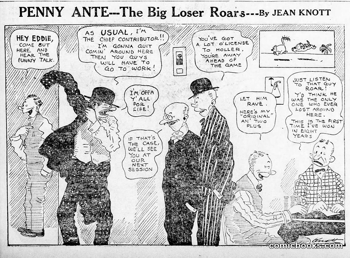 Penny Ante — "The Big Loser Roars"