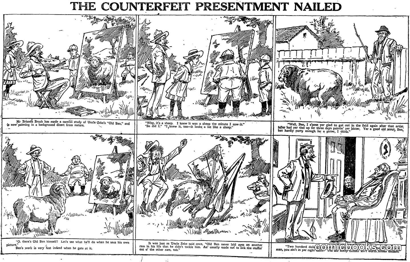 The Counterfeit Presentment Nailed