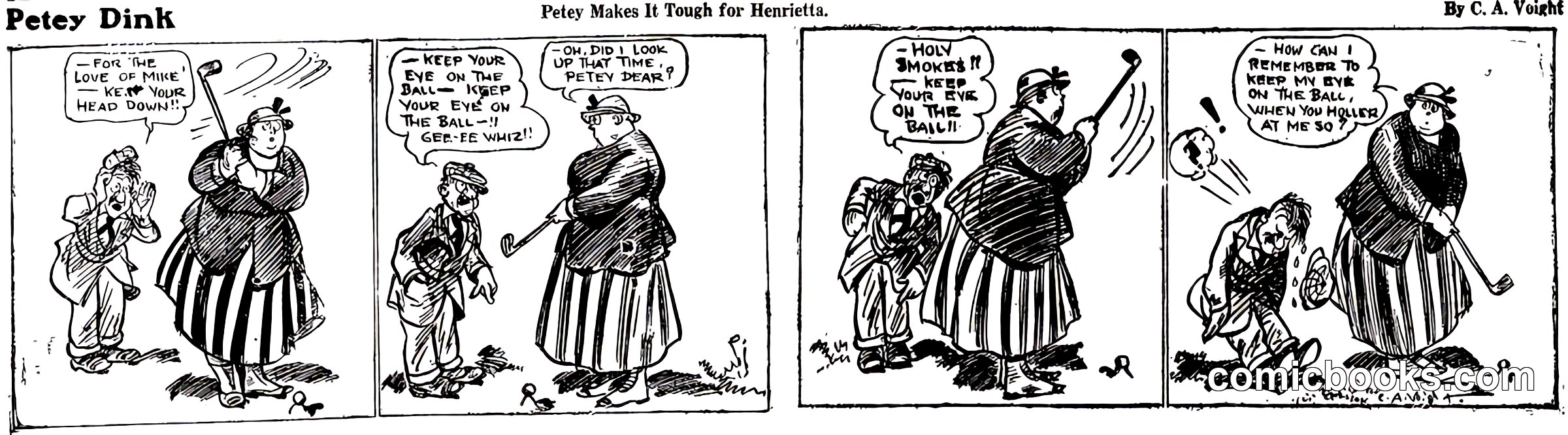 Petey Dink: "Petey Makes It Tough for Henrietta"