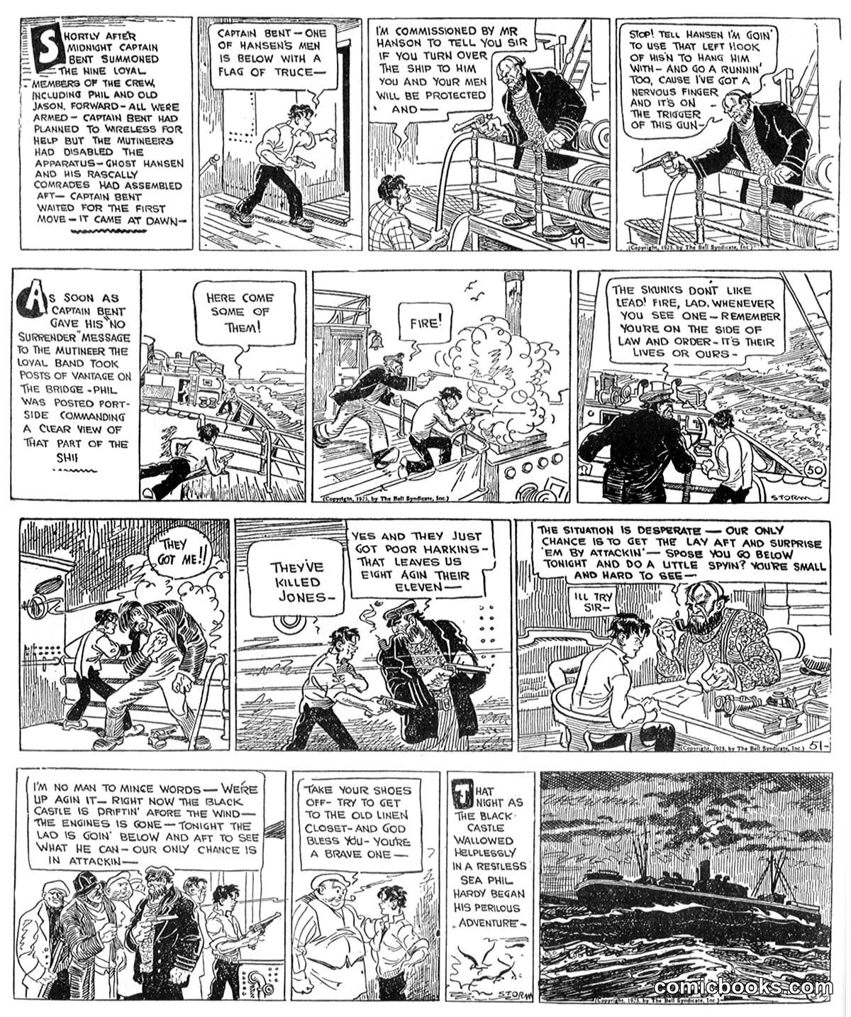 Adventure Comic Strip