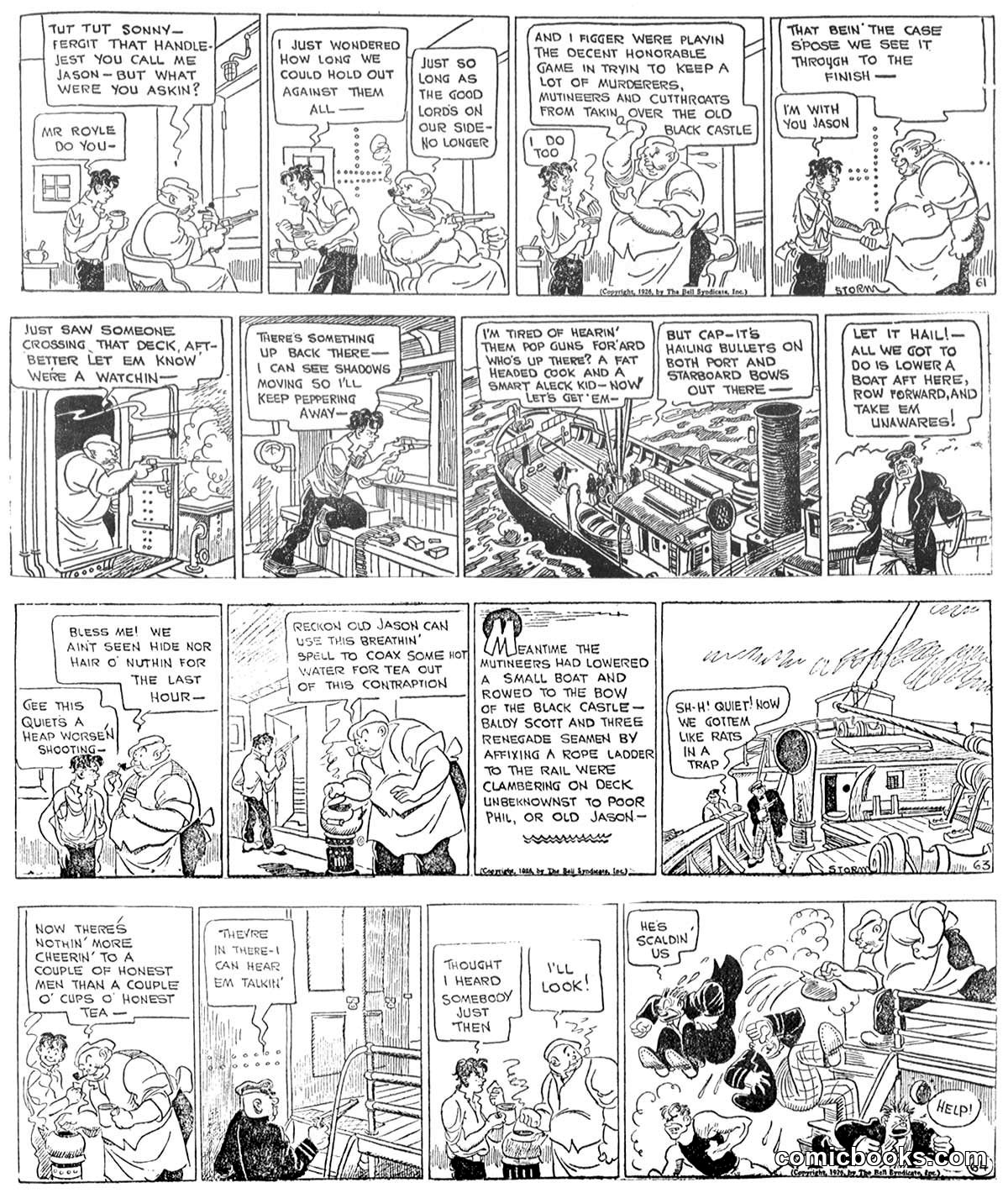 Adventure Comic Strip