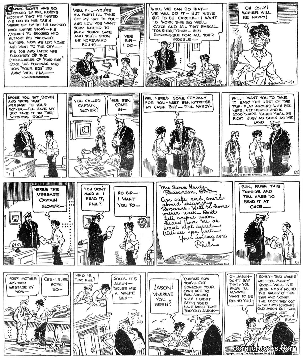 Phil Hardy Adventure Strip