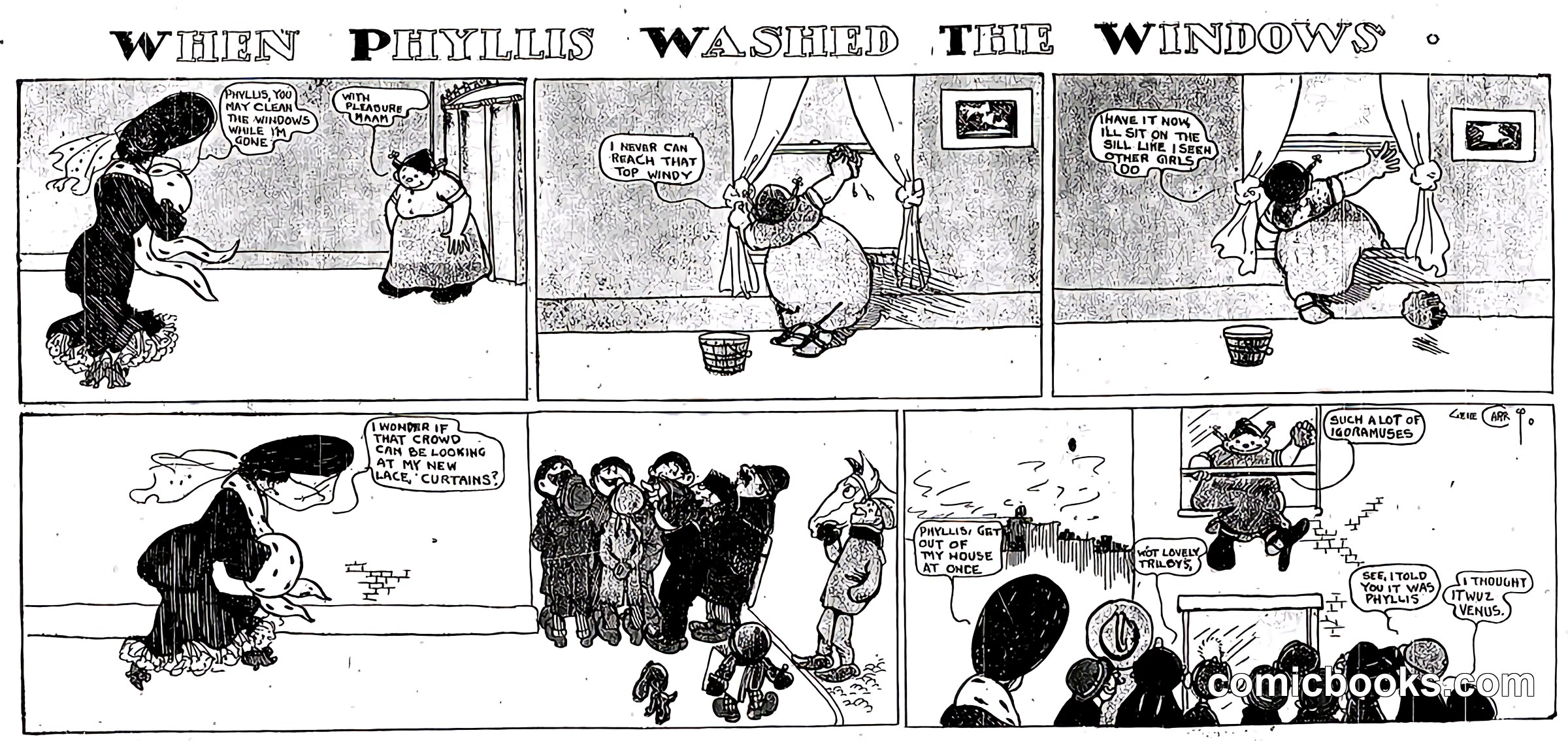 When Phyllis Washed the Windows