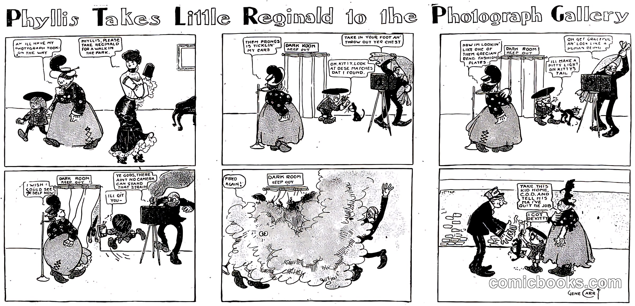 Phyllis Takes Little Reginald to the Photograph Gallery
