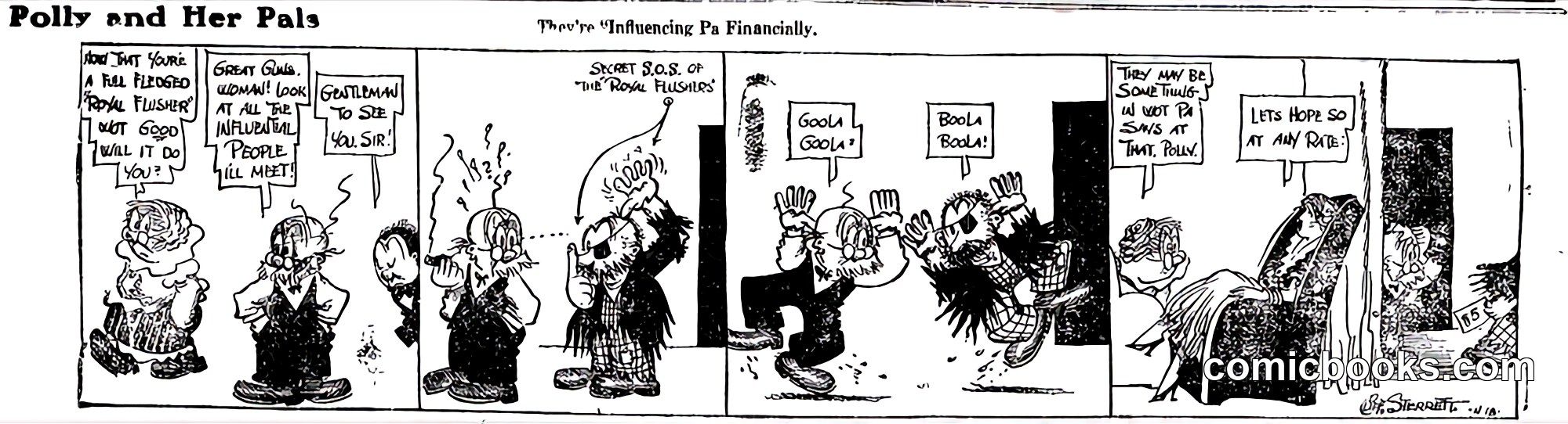 Polly and Her Pals — "They're Influencing Pa Financially"