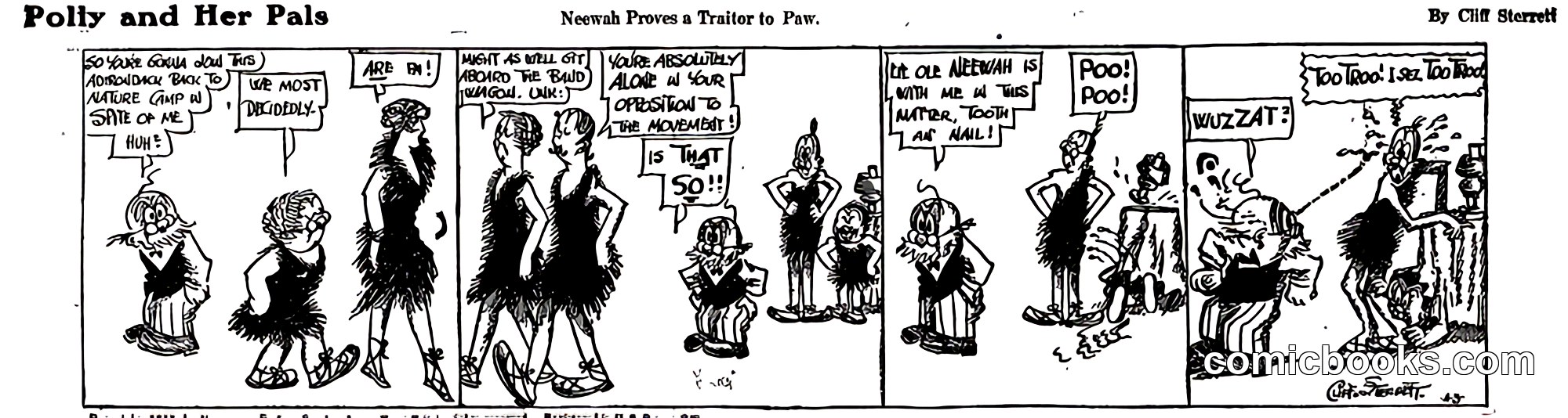Polly and Her Pals — "Neewah Proves a Traitor to Paw"