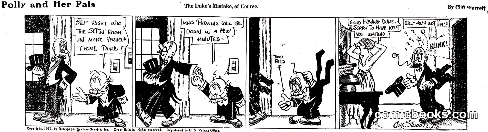 Polly and Her Pals — "The Duke's Mistake, of Course"