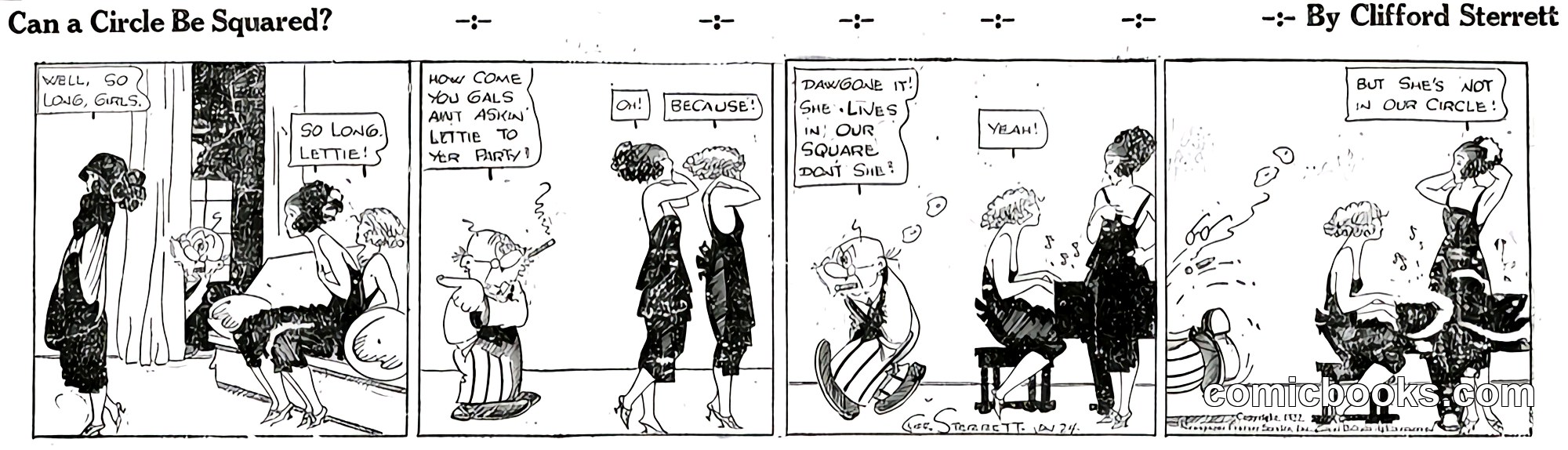 Polly and Her Pals — "Can a Circle Be Squared?"