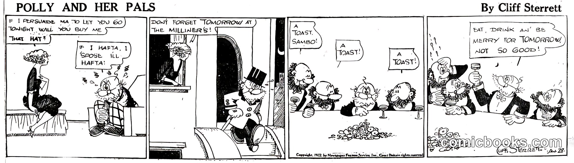 Polly and Her Pals — January 28, 1922