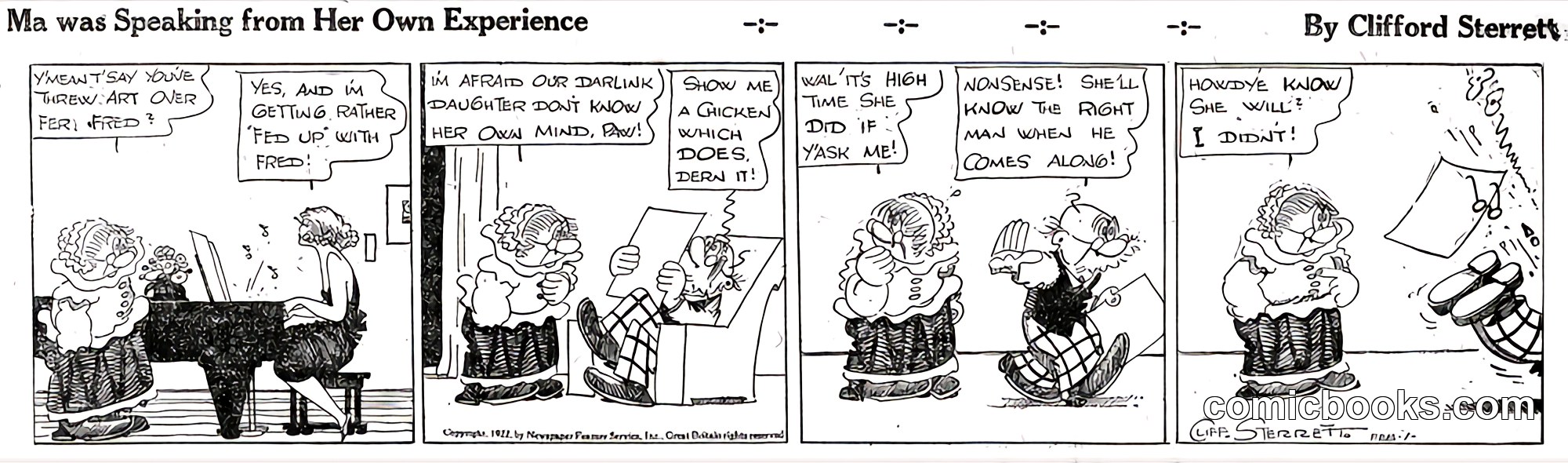 Polly and Her Pals — Daily Strip, c. 1922