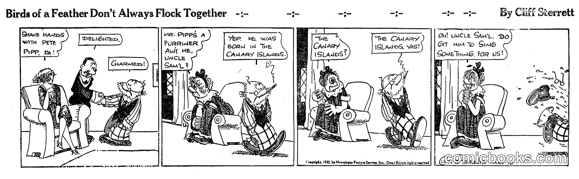 Polly and Her Pals — "Birds of a Feather Don't Always Flock Together"