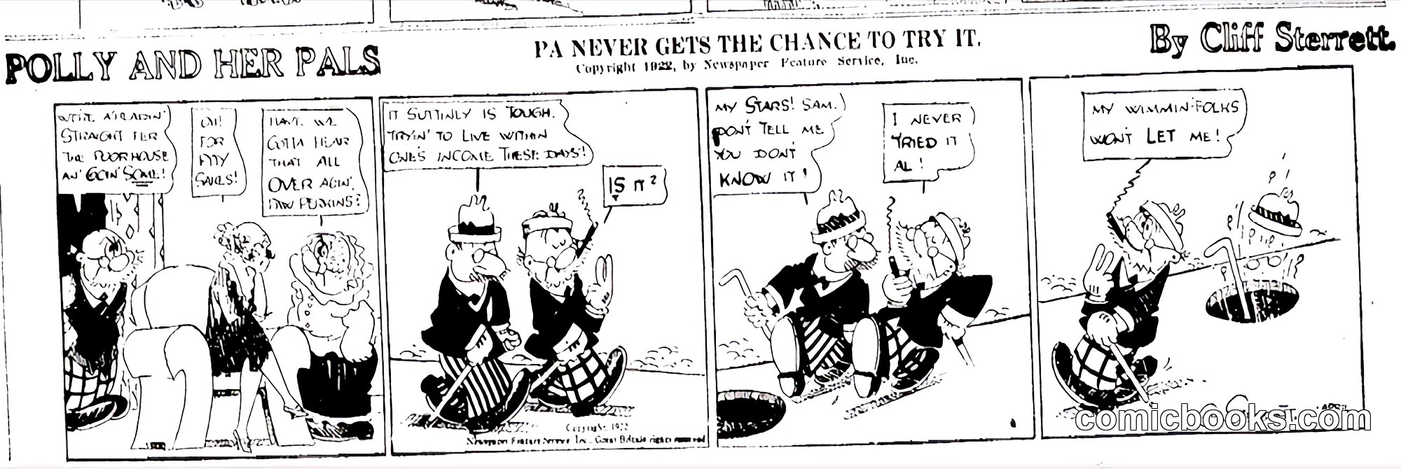 Polly and Her Pals — "Pa Never Gets the Chance to Try It"