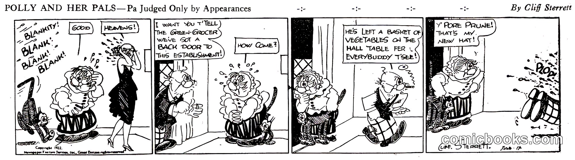 Polly and Her Pals — "Pa Judged Only by Appearances"