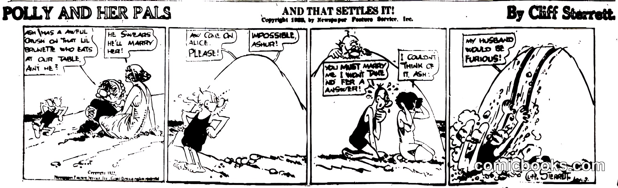 Polly and Her Pals — "And That Settles It!"