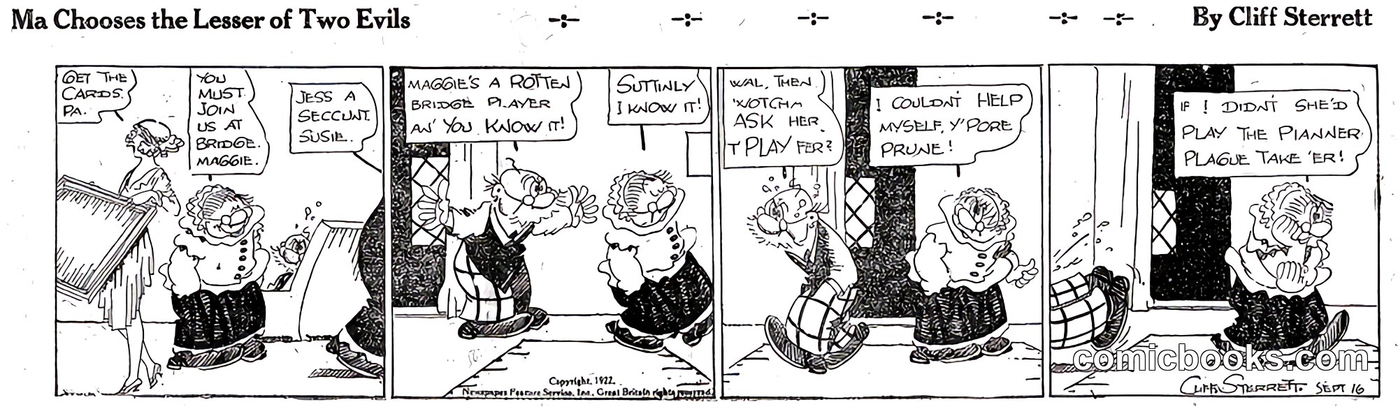 Polly and Her Pals — 16 September 1922