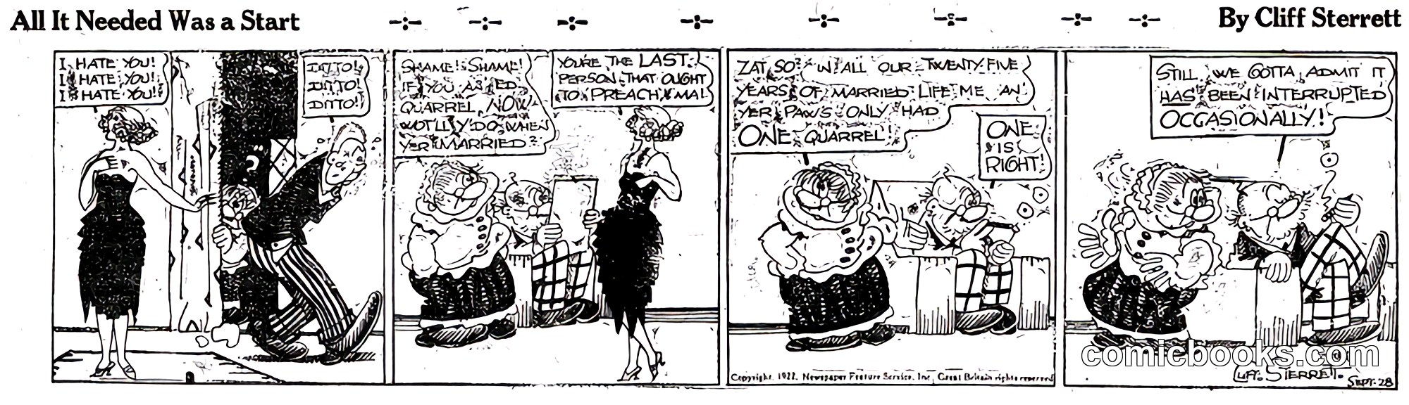 Polly and Her Pals — September 28, 1922