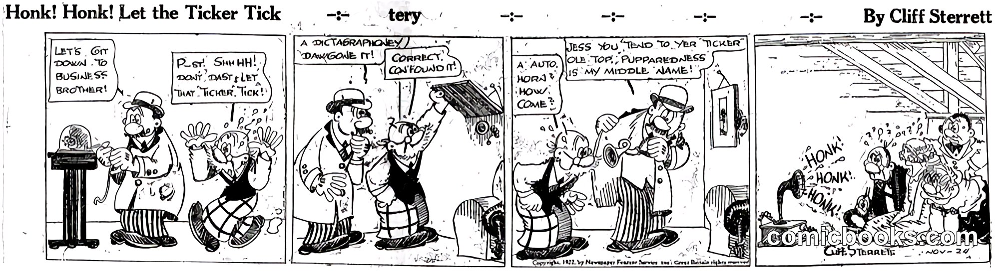 Polly and Her Pals — Daily Strip, November 24, 1922