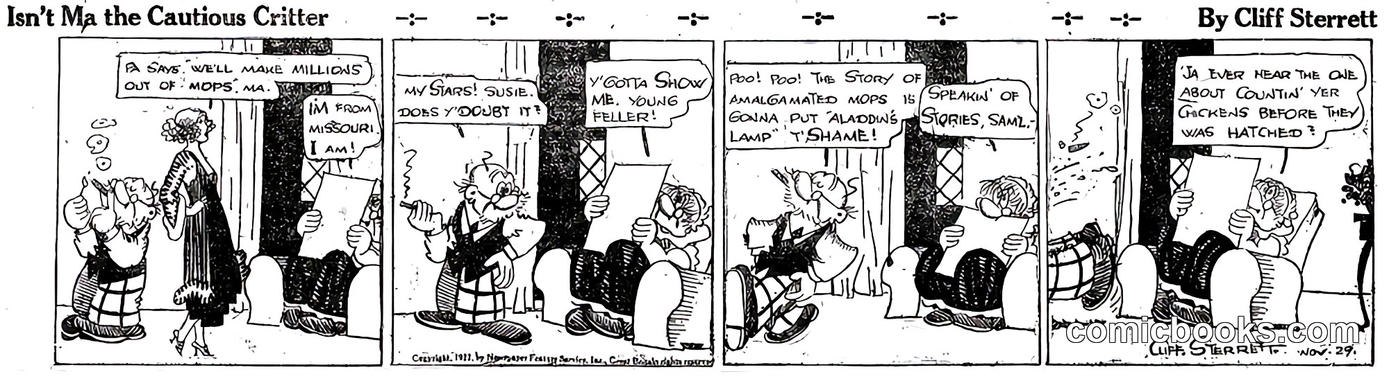 Polly and Her Pals — November 29, 1922