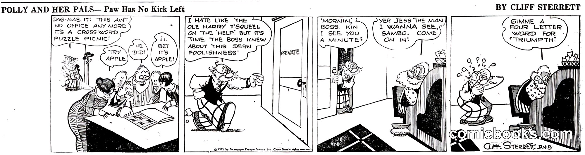 Polly and Her Pals — 1925-01-08