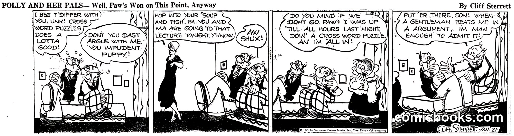 Polly and Her Pals — 1925-01-21