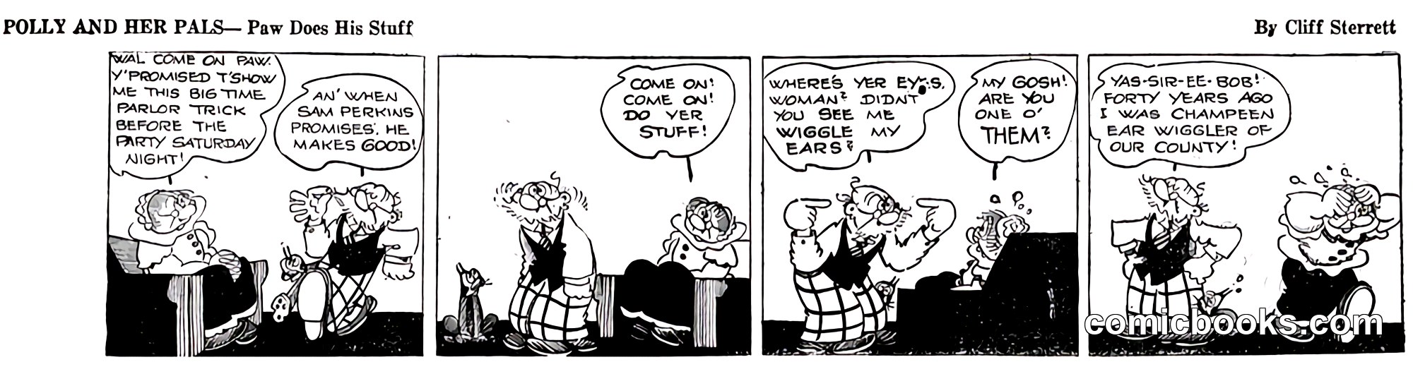 Polly and Her Pals — "Paw Does His Stuff"