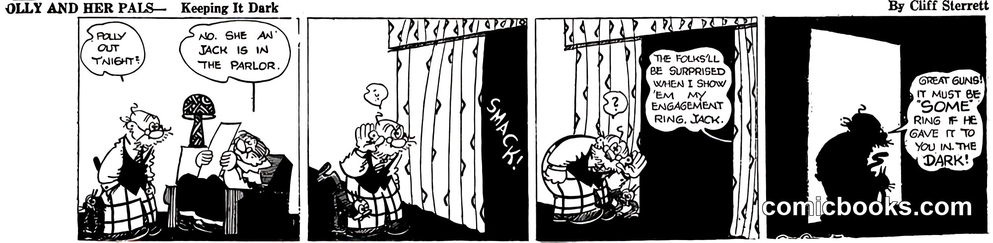 Polly and Her Pals — "Keeping It Dark"