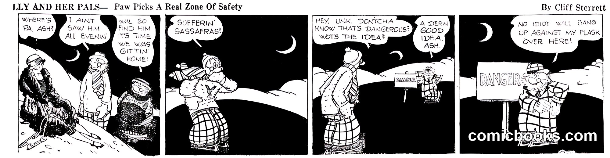 Polly and Her Pals — "Paw Picks A Real Zone Of Safety"