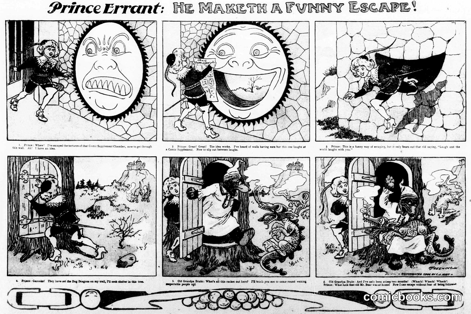 Prince Errant: He Maketh a Funny Escape!