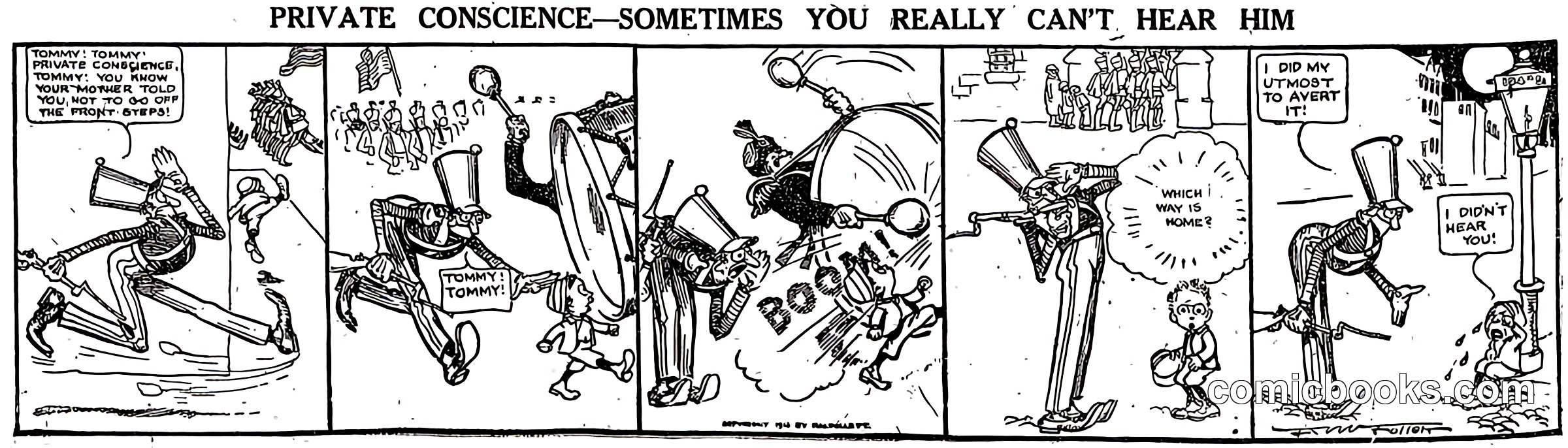 Private Conscience—Sometimes You Really Can't Hear Him
