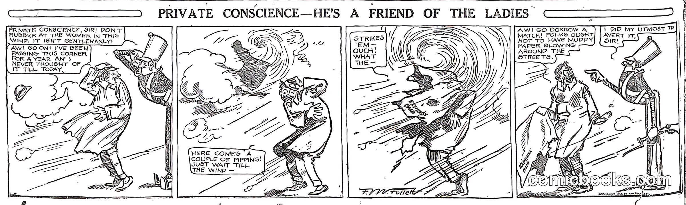 Private Conscience—He's a Friend of the Ladies