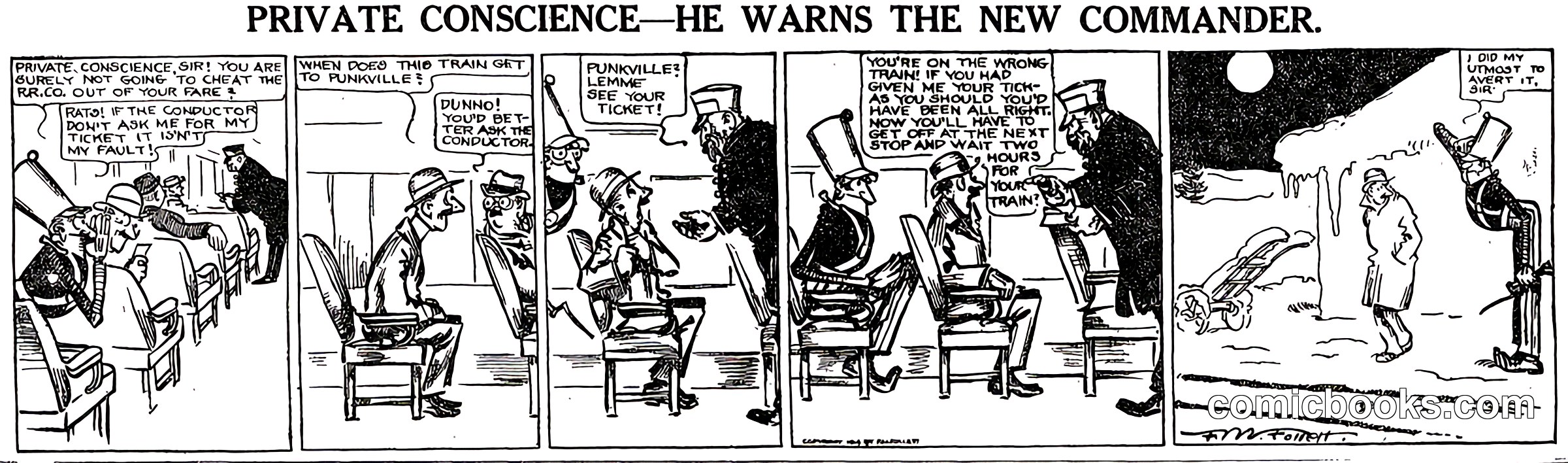 Private Conscience—He Warns the New Commander