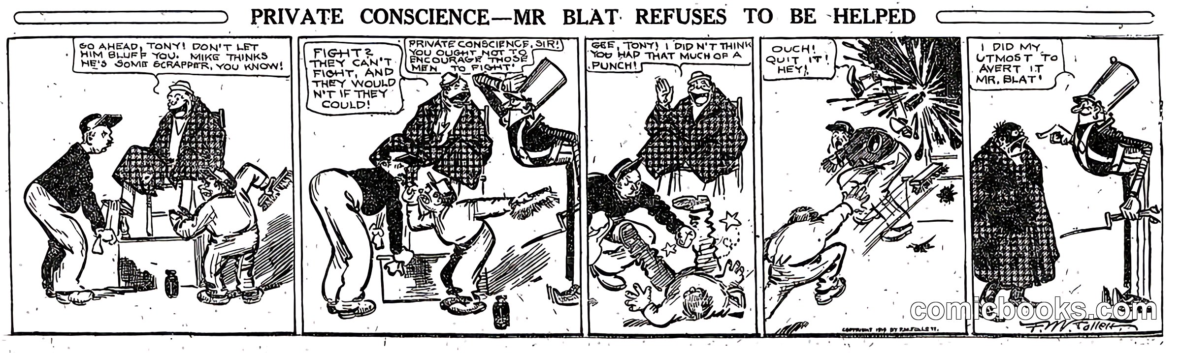 Private Conscience—Mr Blat Refuses to Be Helped