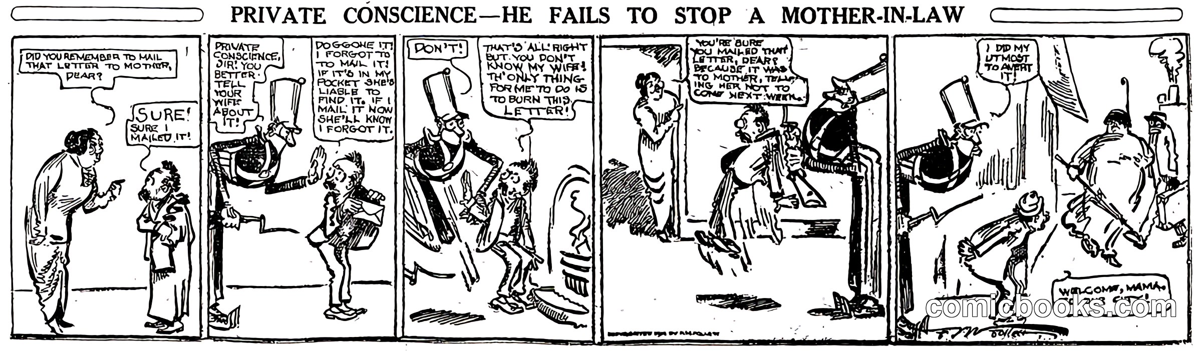 Private Conscience—He Fails to Stop a Mother-in-Law
